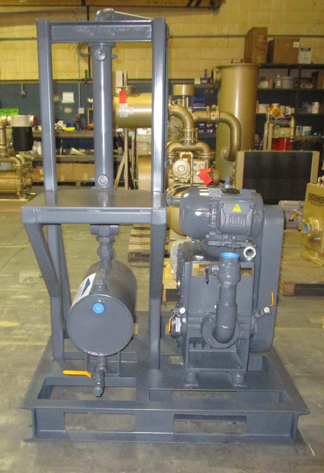 rotary piston vacuum system